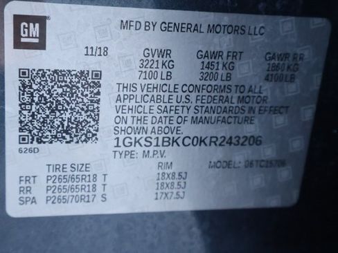 Used 2019 GMC Yukon SLT w/ Open Road Package image 31