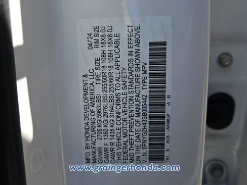 Used 2025 Honda Pilot EX-L image 14