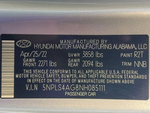 Used 2022 Hyundai Elantra SEL w/ Convenience Package FWD image 33