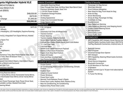 Used 2026 Toyota Highlander XLE AWD/4WD image 3