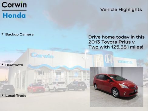 Used 2013 Toyota Prius V Two FWD image 6