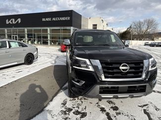Used 2023 Nissan Armada Platinum w/ Captain's Chairs Package video 1