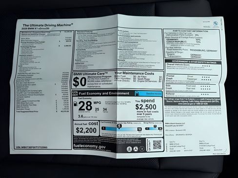 New 2026 BMW X1 xDrive28i w/ Technology Package AWD/4WD image 25