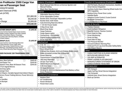 New 2026 RAM ProMaster 2500 w/ Safety Group image 2