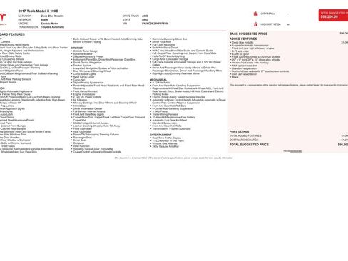 Used 2017 Tesla Model X 100D image 9