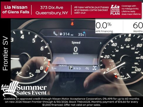 New 2026 Nissan Frontier SV w/ SV Convenience Package AWD/4WD image 21