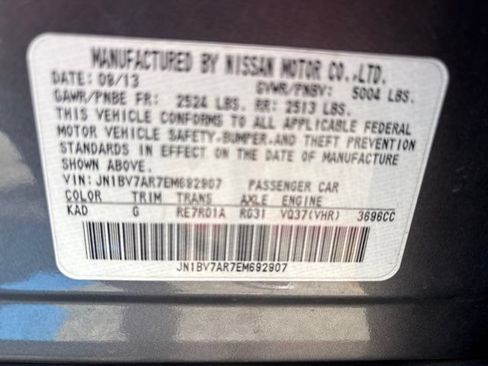 Used 2014 INFINITI Q50 Premium w/ Spare Tire Package AWD/4WD image 60