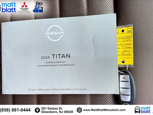 Used 2023 Nissan Titan Platinum Reserve w/ Moonroof Package image 12