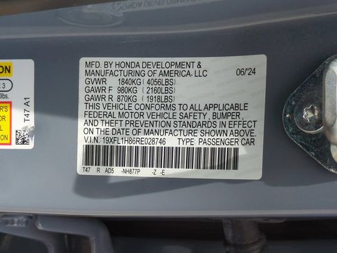 Used 2024 Honda Civic Sport Touring image 23