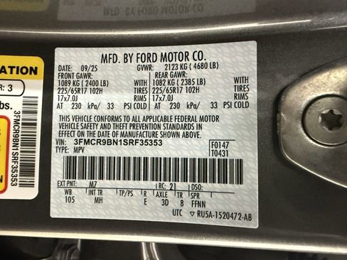 New 2025 Ford Bronco Sport Big Bend w/ Convenience Package AWD/4WD image 14