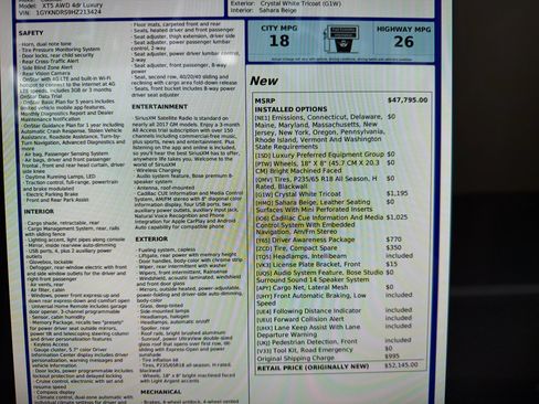 Used 2017 Cadillac XT5 Luxury w/ Driver Awareness Package image 22