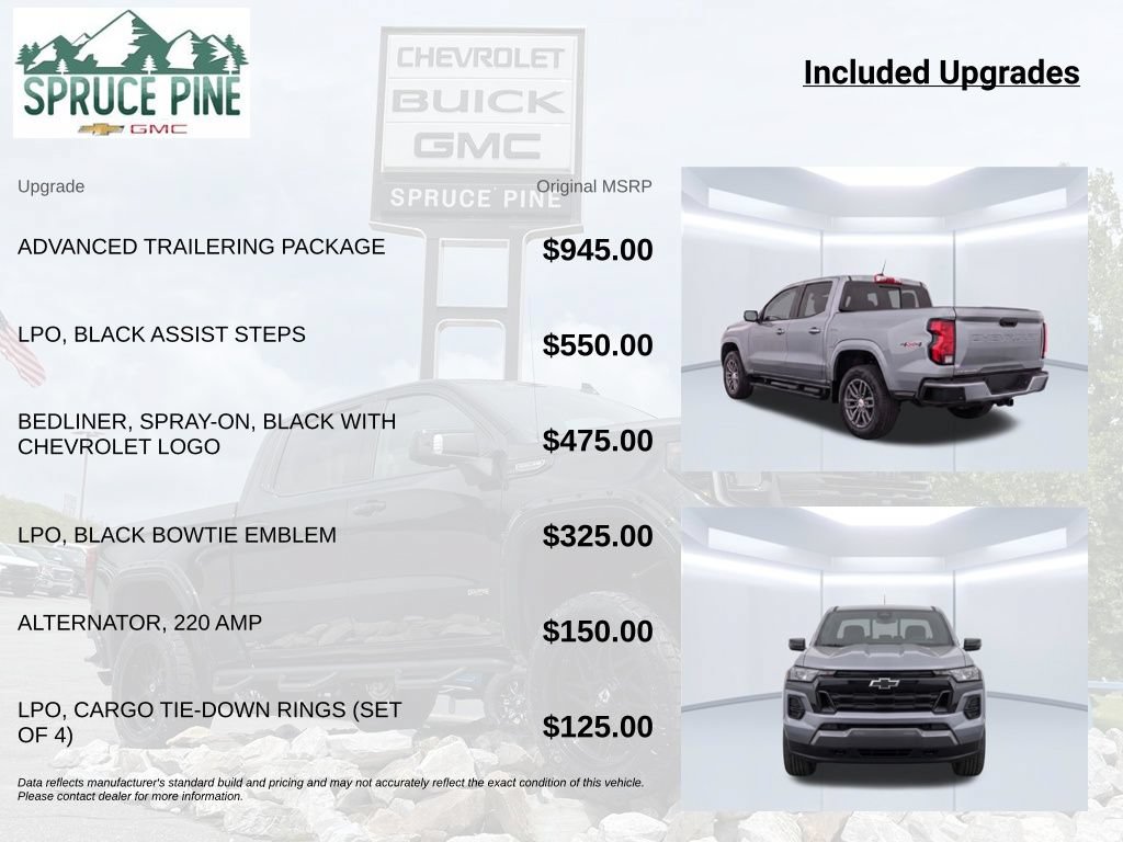 New 2026 Chevrolet Colorado LT w/ Advanced Trailering Package AWD/4WD image 9
