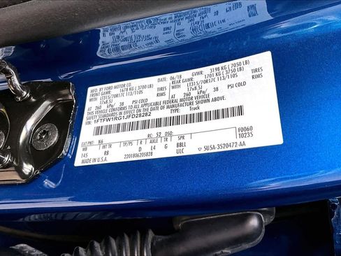 Used 2018 Ford F150 Raptor w/ Equipment Group 802A Luxury image 36