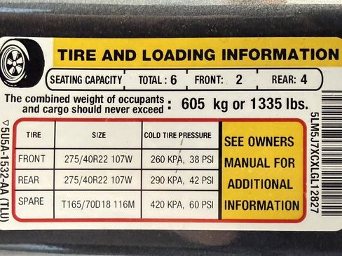 Used 2020 Lincoln Aviator Reserve w/ Equipment Group 202A image 53