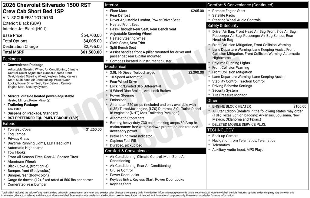 New 2026 Chevrolet Silverado 1500 RST AWD/4WD image 27