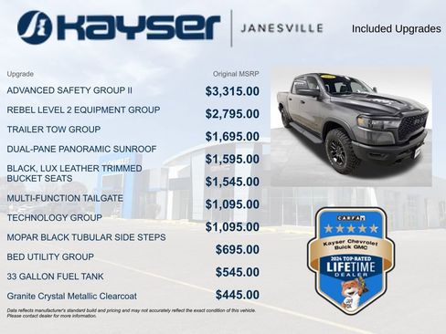 Used 2025 RAM 1500 Rebel w/ Advanced Safety Group II image 2