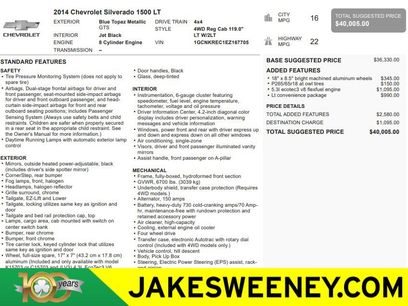 Used 2014 Chevrolet Silverado 1500 LT w/ LT Convenience Package