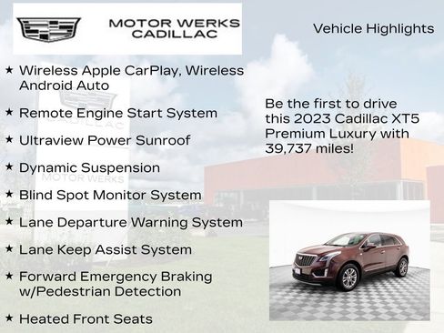 Certified 2023 Cadillac XT5 Premium Luxury image 7