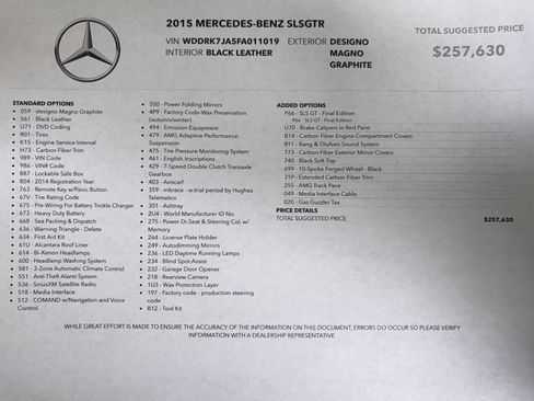 Used 2015 Mercedes-Benz SLS AMG GT Final Edition image 43