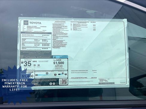 New 2026 Toyota Sienna Limited AWD/4WD image 18