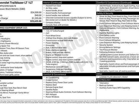 Certified 2023 Chevrolet TrailBlazer LT FWD image 33