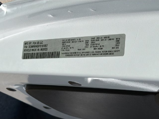 New 2026 RAM ProMaster 3500 w/ Premium Convenience Group FWD image 22