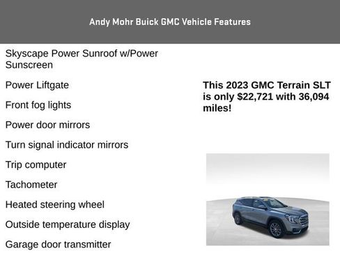 Used 2023 GMC Terrain SLT image 12