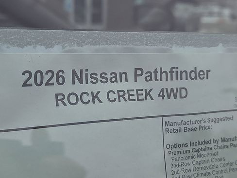 New 2026 Nissan Pathfinder Rock Creek w/ Rock Creek Premium Package AWD/4WD image 7