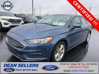 Certified 2018 Ford Fusion SE w/ Fusion SE Technology Package