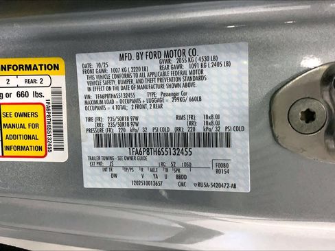 New 2025 Ford Mustang EcoBoostﾮ Fastback image 21