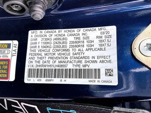 Used 2020 Honda CR-V EX image 16