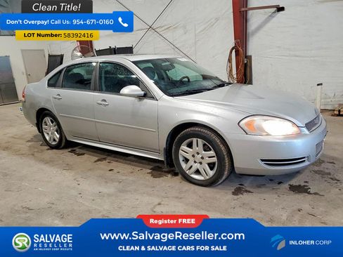 Used 2015 Chevrolet Impala LT w/ LT Sunroof Package FWD image 5