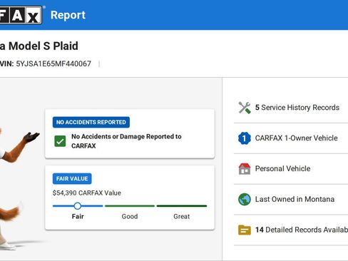 Used 2021 Tesla Model S Plaid AWD/4WD image 5
