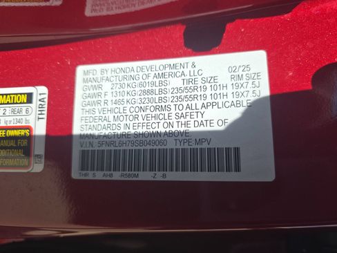 Used 2025 Honda Odyssey Sport-L image 34