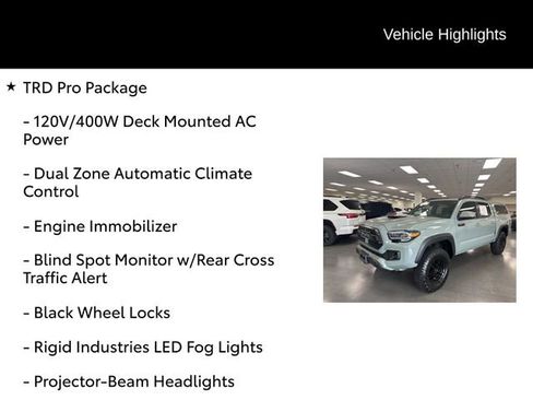 Certified 2021 Toyota Tacoma TRD Pro AWD/4WD image 7