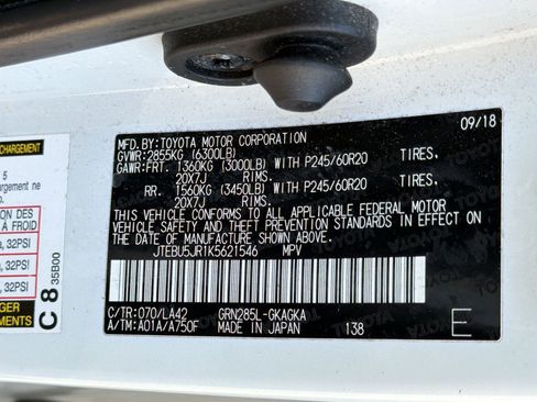 Used 2019 Toyota 4Runner Limited AWD/4WD image 20