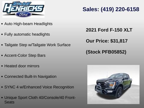 Used 2021 Ford F150 XLT w/ Equipment Group 302A High AWD/4WD image 16