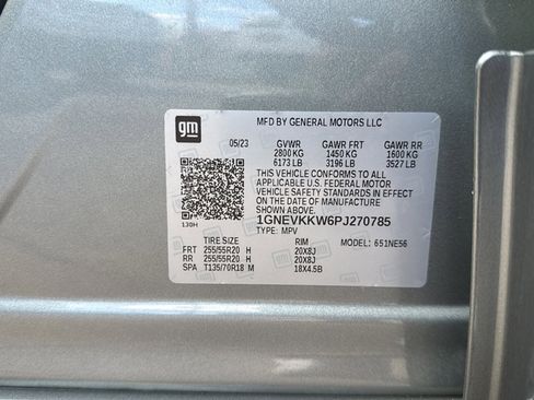 Used 2023 Chevrolet Traverse Premier w/ LPO, Floor Liner Package image 53