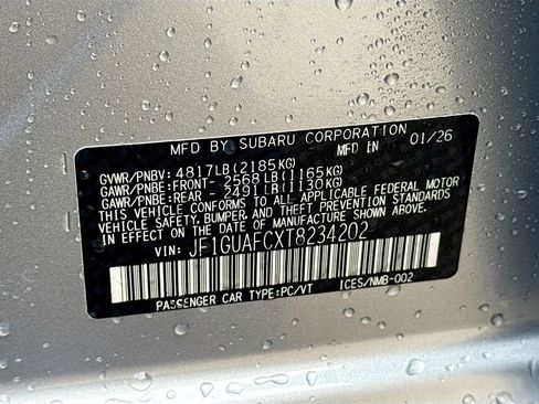 New 2026 Subaru Impreza 2.0i Sport AWD/4WD image 29