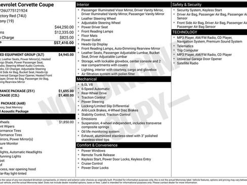 Used 2007 Chevrolet Corvette Coupe w/ Preferred Equipment Group RWD image 1