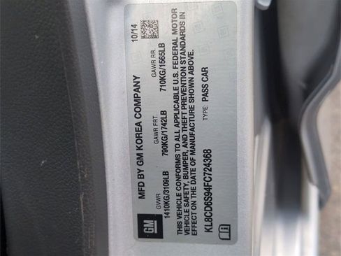 Certified 2015 Chevrolet Spark LT image 29