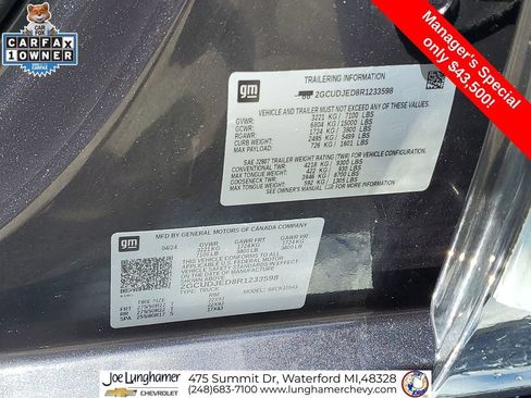 Certified 2024 Chevrolet Silverado 1500 High Country w/ Technology Package AWD/4WD image 36