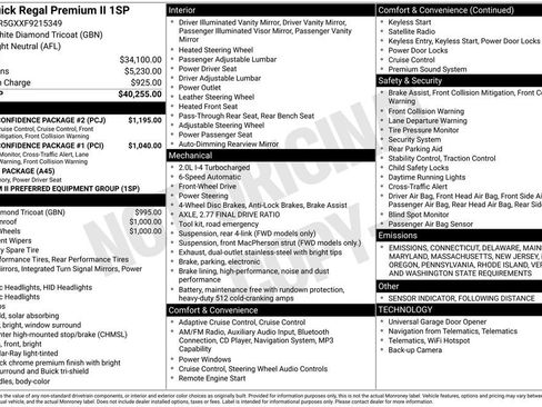 Used 2015 Buick Regal Premium w/ Driver Confidence Package #2 image 35