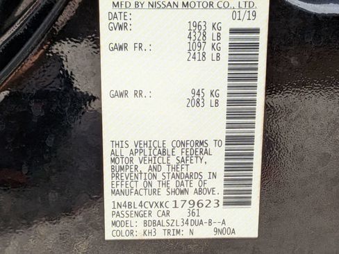 Used 2019 Nissan Altima 2.5 SR FWD image 29