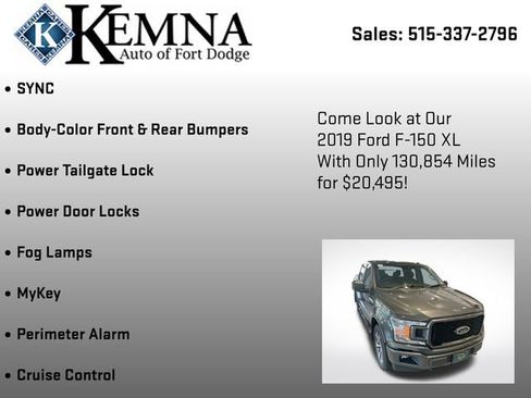 Used 2019 Ford F150 XL w/ Equipment Group 101A Mid image 31