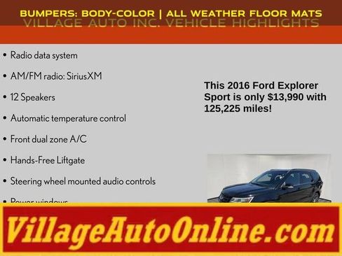 Used 2016 Ford Explorer Sport AWD/4WD image 16