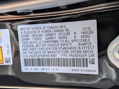 Used 2023 Honda Civic Sport image 24