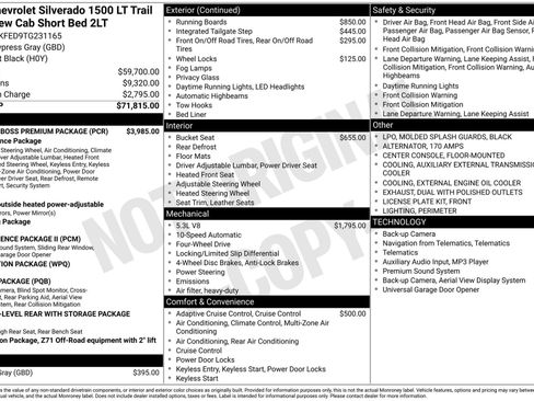 New 2026 Chevrolet Silverado 1500 LT Trail Boss w/ LT Trail Boss Premium Package image 3