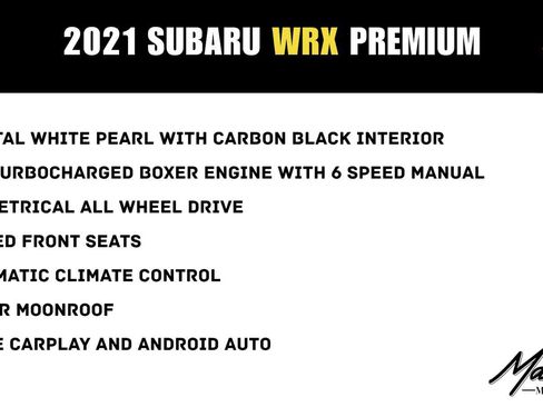 Used 2021 Subaru WRX Premium AWD/4WD image 2