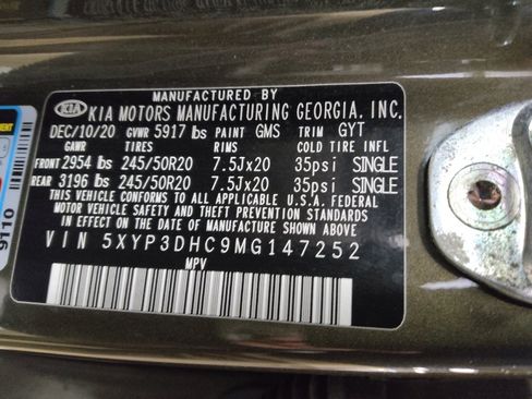 Used 2021 Kia Telluride EX w/ EX Premium Package image 33